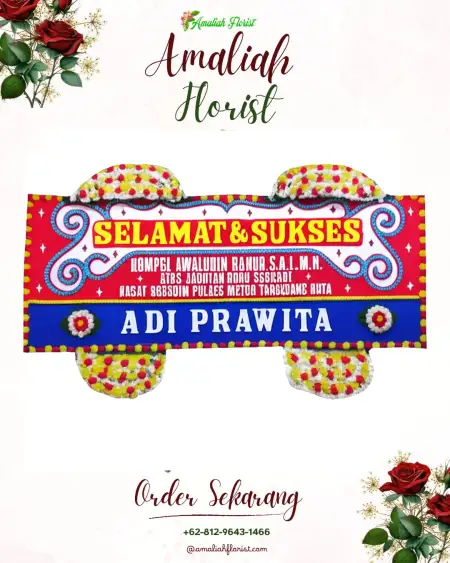 Papan Bunga Ucapan Selamat Sidoluhur